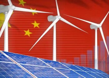Capacidade instalada de energia solar e eólica da China cresce 45%