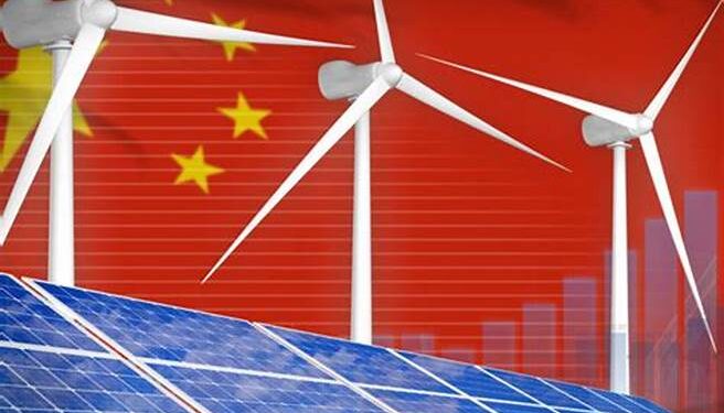 Capacidade instalada de energia solar e eólica da China cresce 45%