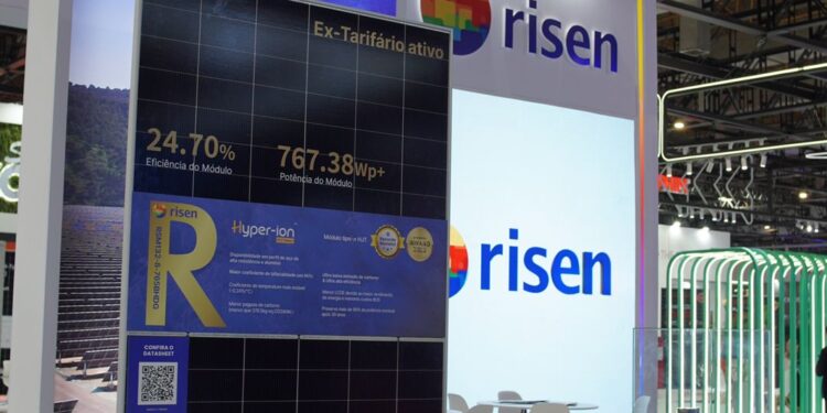 RISEN Energy Impulsiona Tecnologia HJT e Armazenamento de Energia (BESS) na Intersolar South America