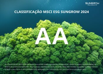 Sungrow recebe classificação AA na avaliação ESG do MSCI 2024