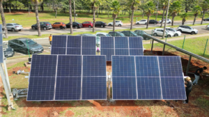 Usina solar modelo na Unicamp