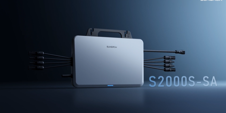 Sungrow lança microinversor S2000S-SA no Brasil com sincronização automatica via iSolarCloud