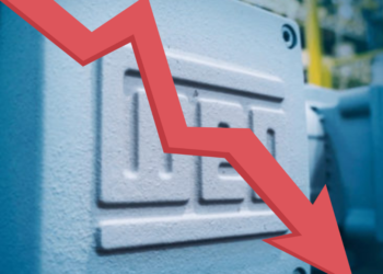 WEG despenca 30% no ano pós a divulgação dos resultados de queda no segundo trimestre de 2025
