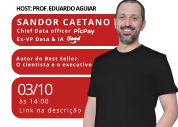 UFJF promove Aula Magna sobre Inteligência Artificial com Sandor Caetano, CDO do PicPay